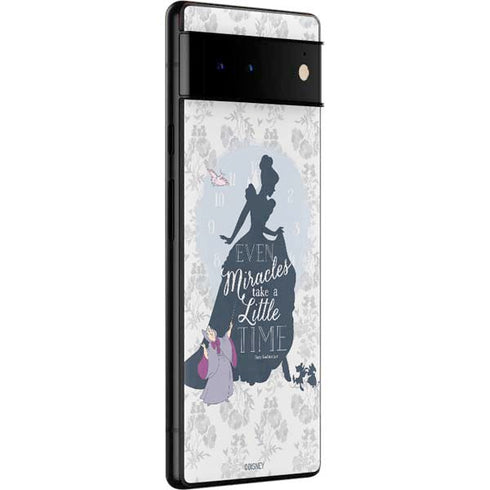 Disney Cinderella Miracles Take Time Silhouette Google Pixel 6 Pro Skin